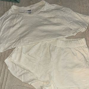 Crop T with shorts set